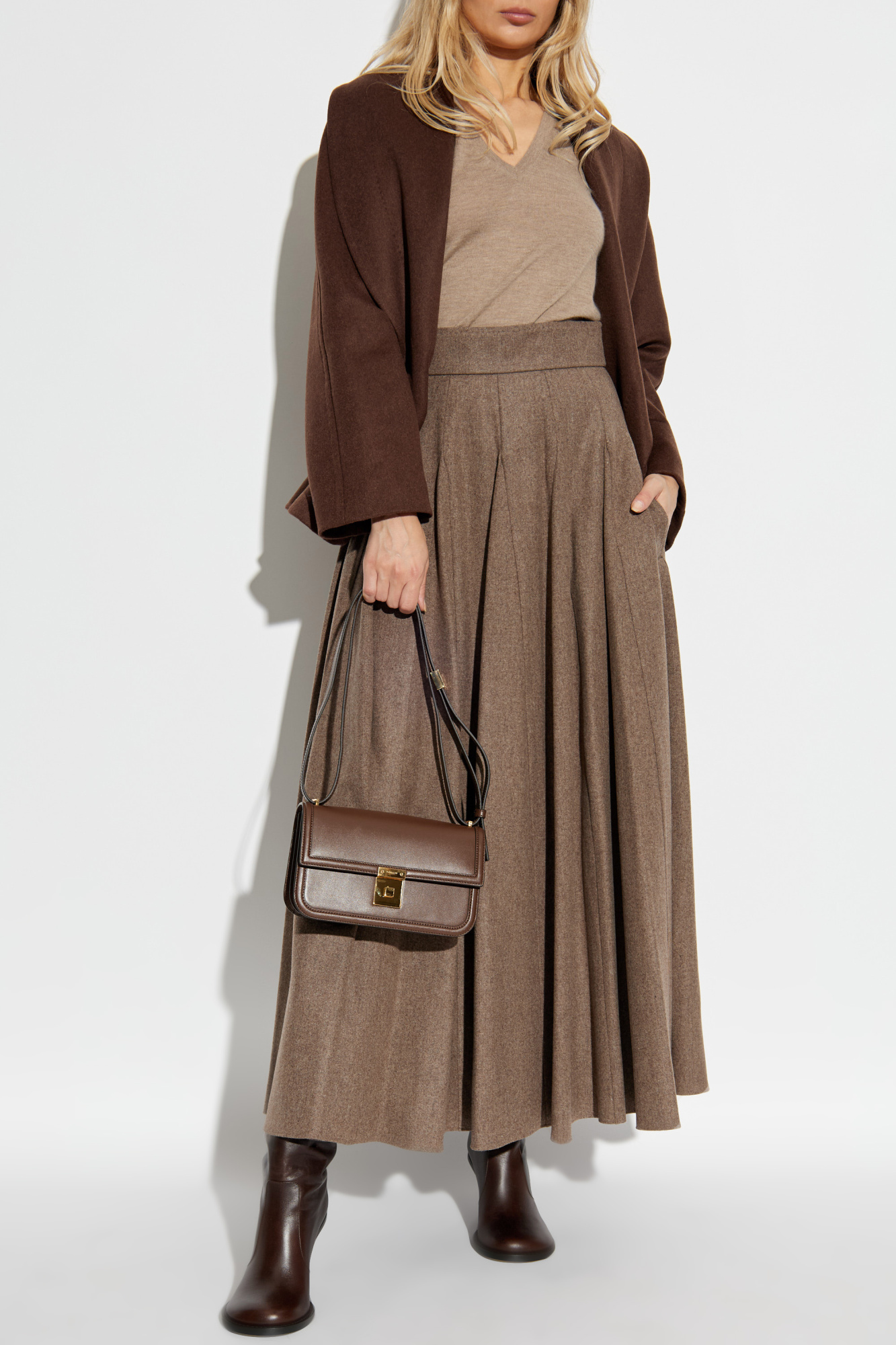 Brown Skirt `Bellico` Max Mara - Vitkac Slovakia